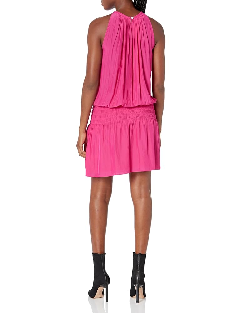 Ramy Brook Women's Paris Sleeveless High Neck Mini Dress